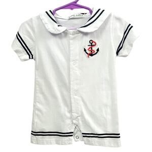 Little Baby Infant Sailor Costume Size M 0-6 Months